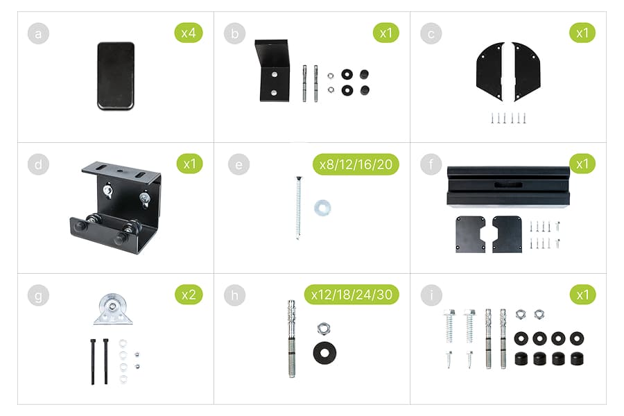 Set klizne kapije bez brave